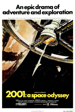 Cartaz oficial do filme 2001: Uma Odisseia no Espaço