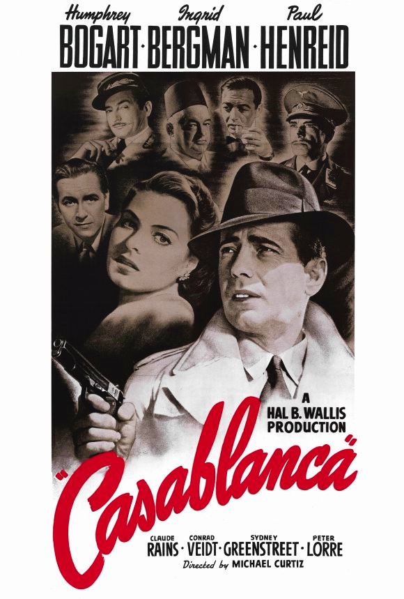 Cartaz oficial do filme Casablanca: Edição Ouro