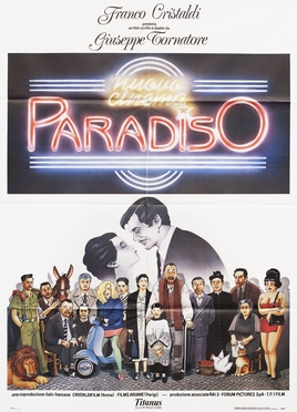 Cartaz oficial do filme Cinema Paradiso