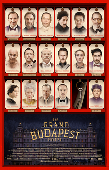 Cartaz oficial do filme O Grande Hotel Budapeste