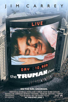 Cartaz oficial do filme O Show de Truman: O Show da Vida