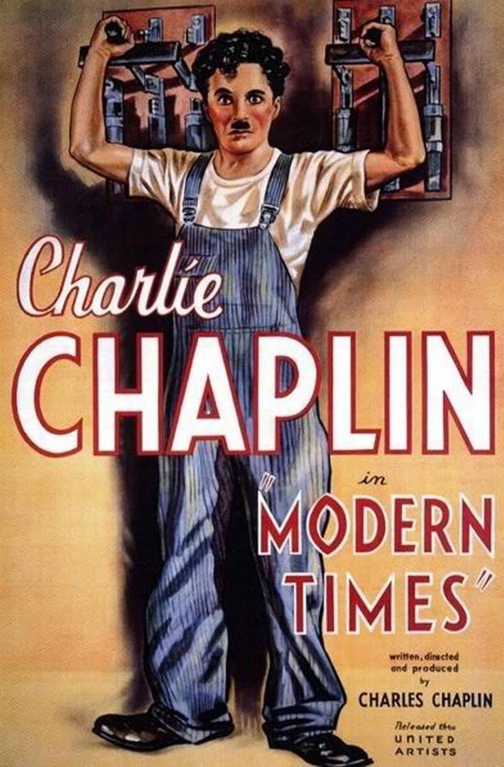 Cartaz oficial do filme Tempos Modernos
