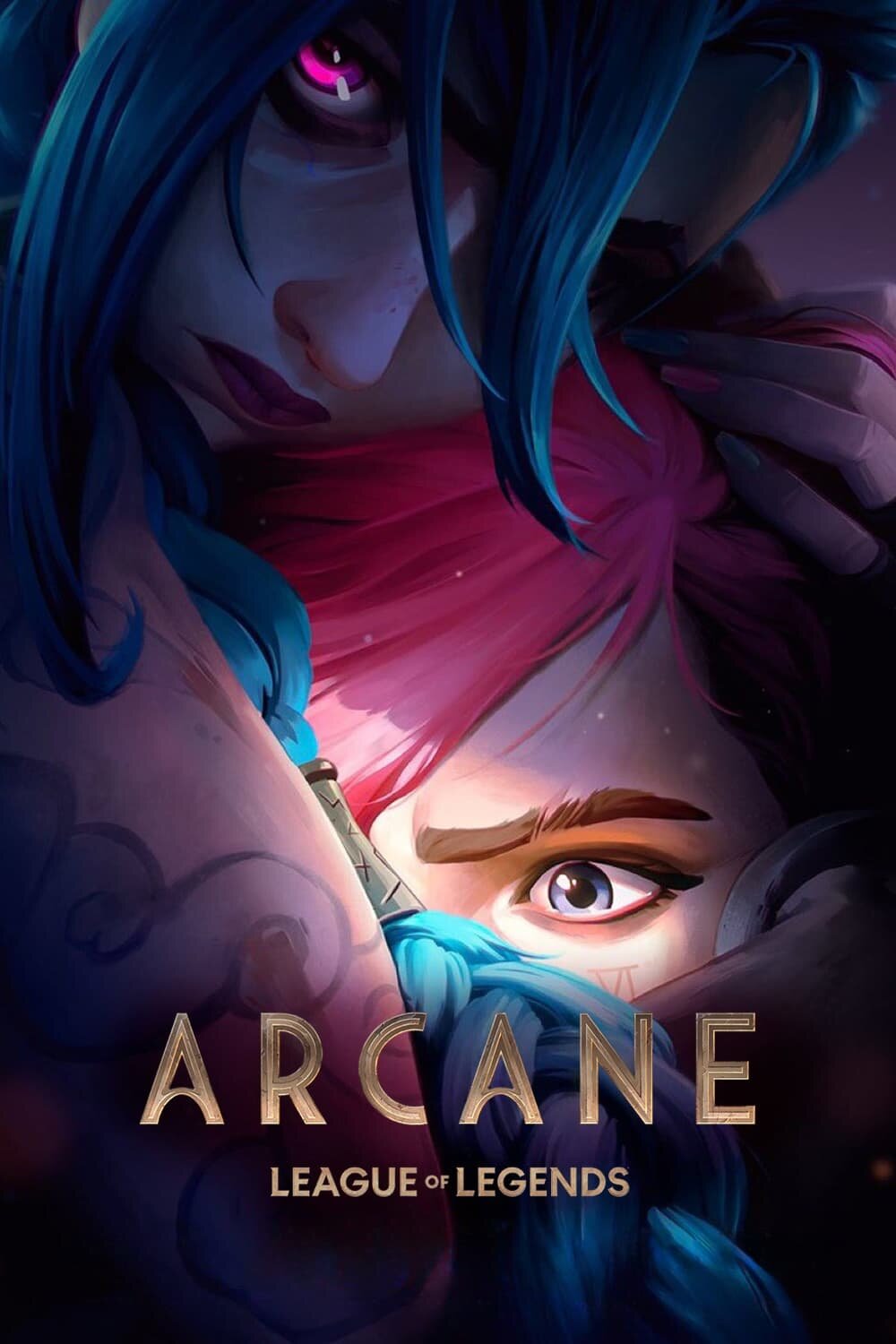 Cartaz oficial da série Arcane