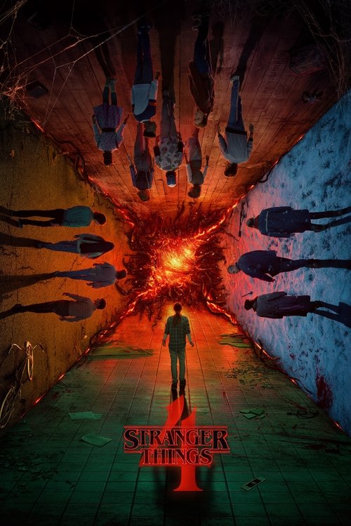 Cartaz oficial da série Stranger Things