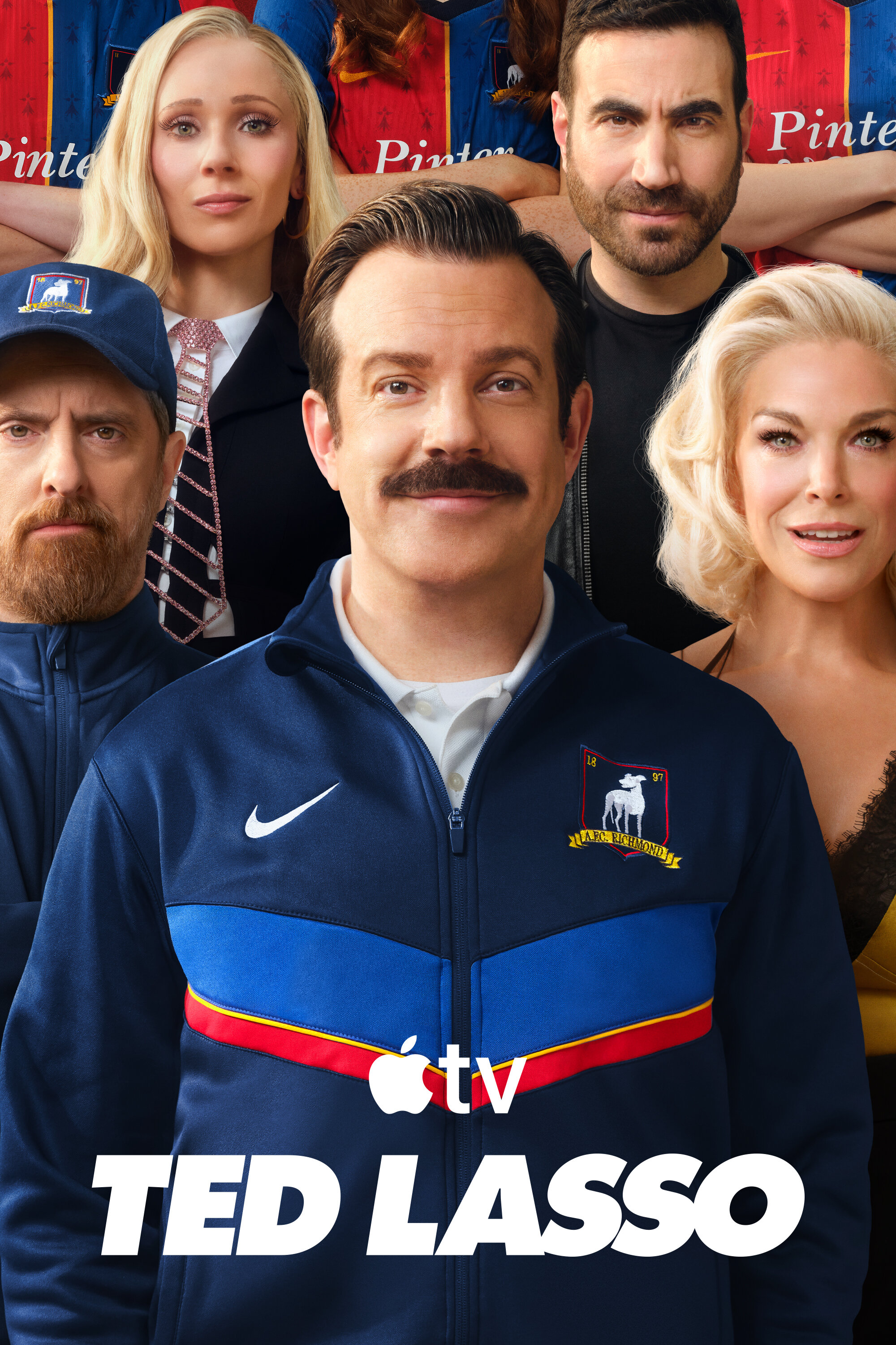 Cartaz oficial da série Ted Lasso